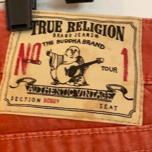True Religion men’s year round light corduroy